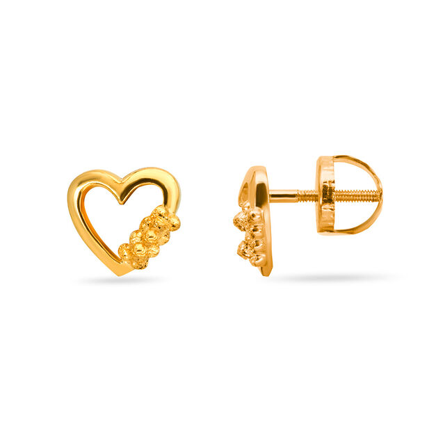 Tanishq 22KT Gold Earrings for Women 2