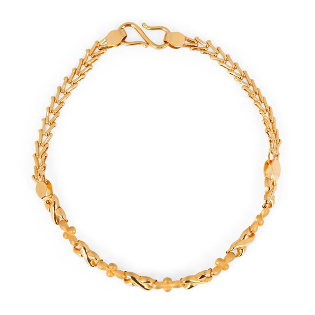 Tanishq 22KT  Gold Bracelet  for Men 3