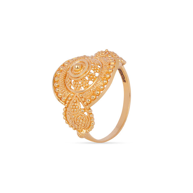 Elaborate Traditional Gold Ring,,hi-res 2