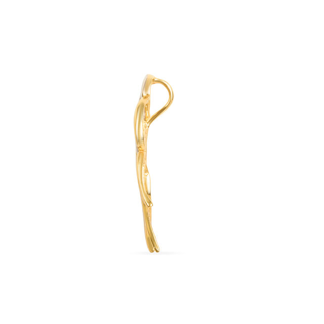 Simple Yellow Gold Pendant and Earrings Set,,hi-res 4