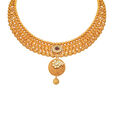 Ornate Glass Kundan Necklace Set 2
