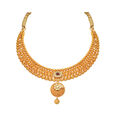 Ornate Glass Kundan Necklace Set 6