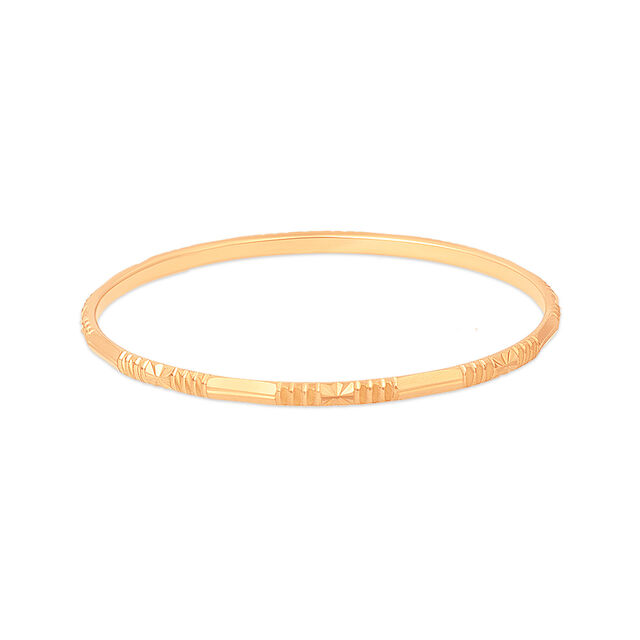 Classic Sleek Gold Bangle