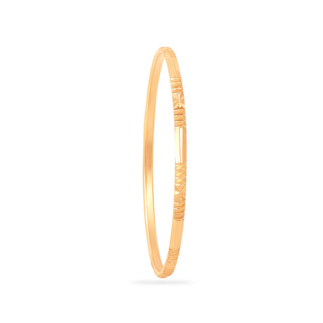 Classic Sleek Gold Bangle