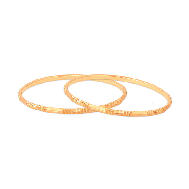 Classic Sleek Gold Bangle