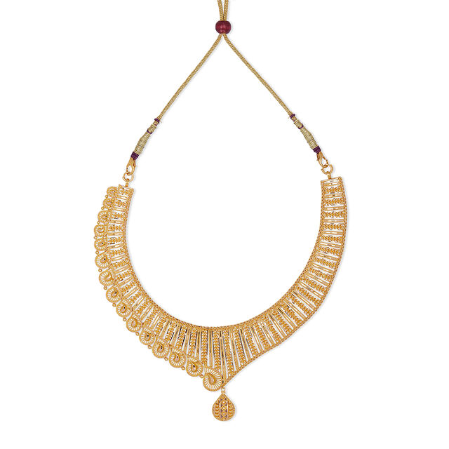Tanishq 22KT Gold Necklace for Women 