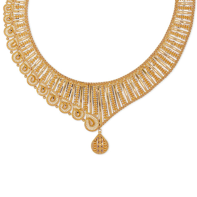 Tanishq 22KT Gold Necklace for Women 2