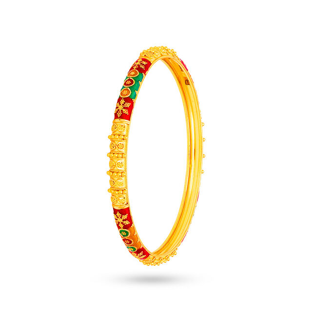 Tanishq 22KT Gold Bangle for Women