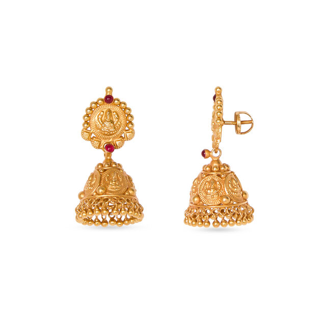 Divine Lakshmi Kasu Gold Necklace Set 5