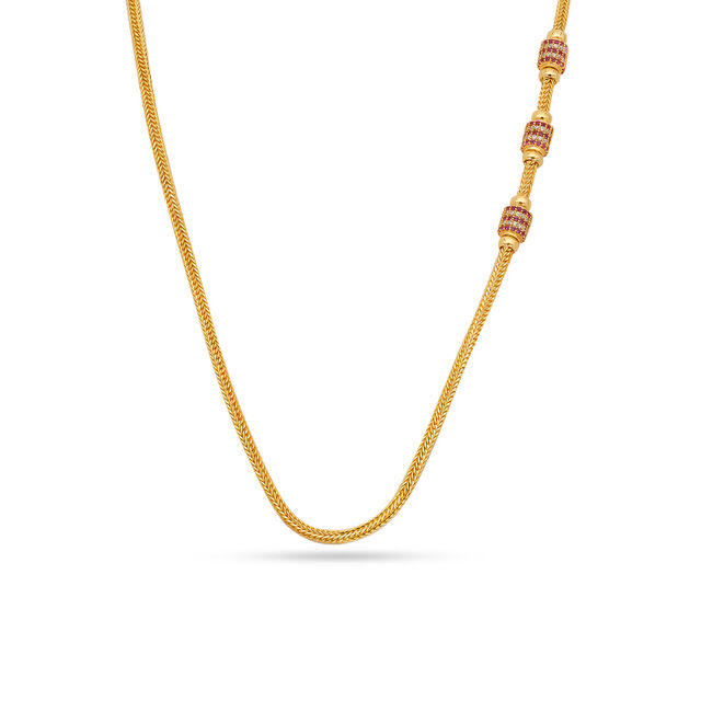 Tanishq 22KT  Gold Chain  for Women 2