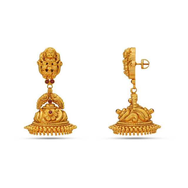 Tanishq 22KT  Gold Earrings  for Women 2