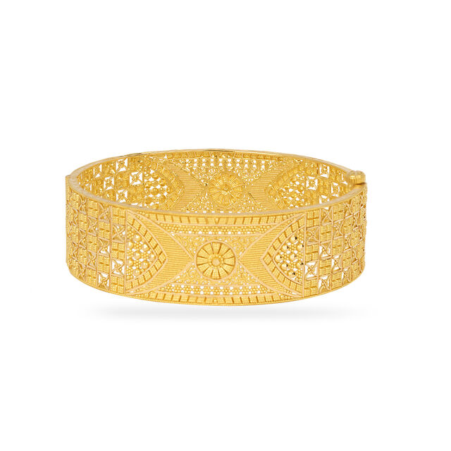 Tanishq 22KT Gold Bangle for Women 