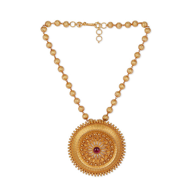 Tanishq 22KT  Pendant with Chain for Women 
