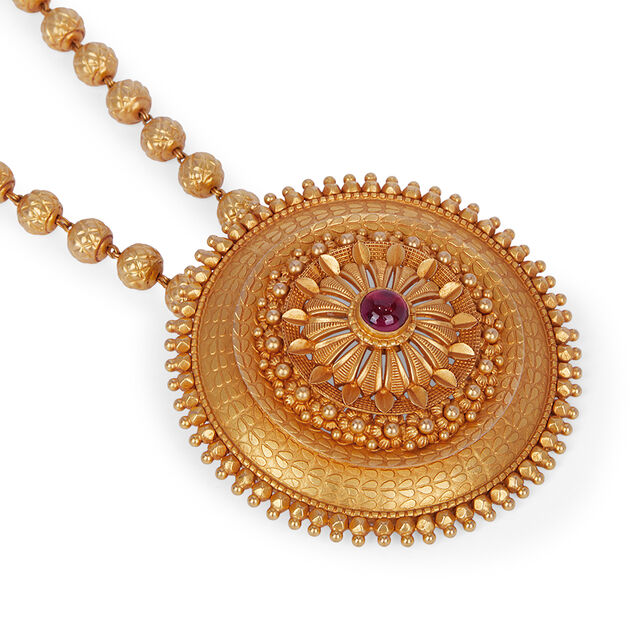 Tanishq 22KT  Pendant with Chain for Women 3