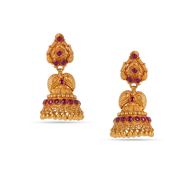 Tanishq 22KT  Earrings for Women 
