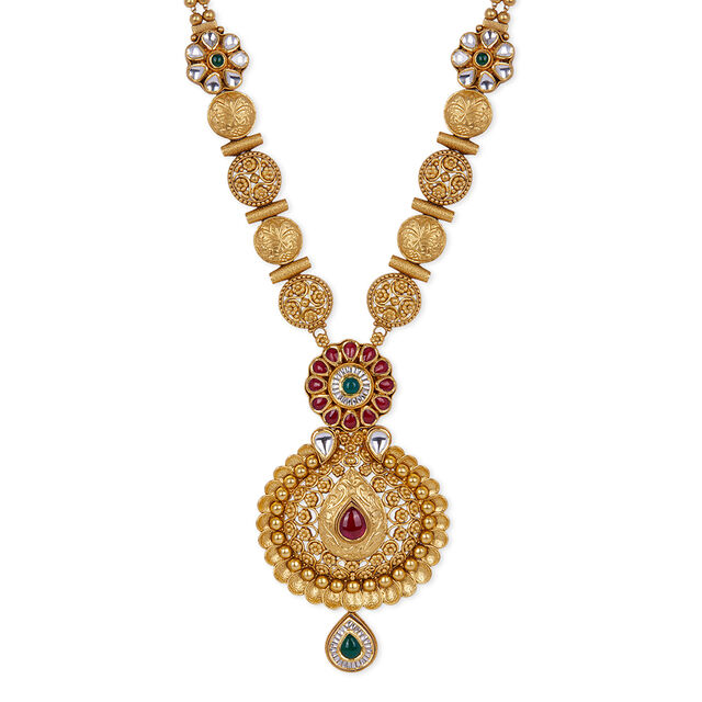 Tanishq 22KT  Gold Necklace Set  for Women 2
