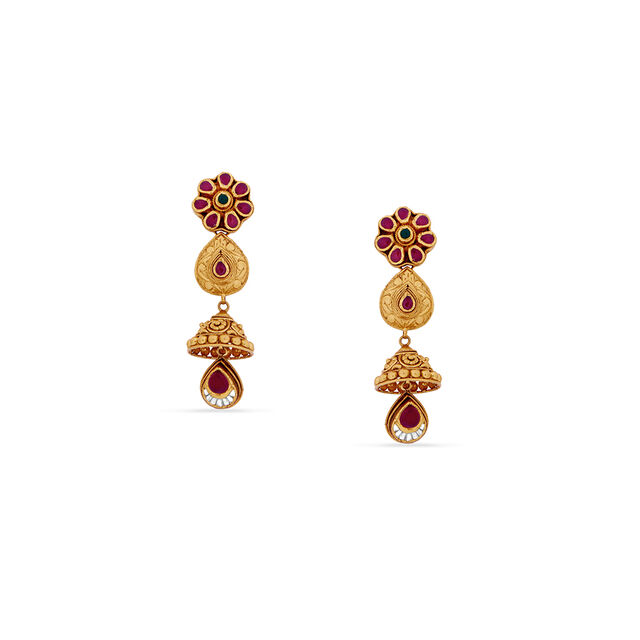 Tanishq 22KT  Gold Necklace Set  for Women 4