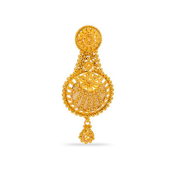 Tanishq 22 Karat Gold Earrings for Women