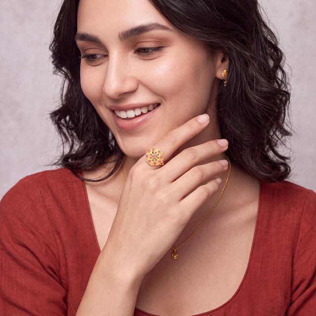 Tanishq 22KT  Finger Ring for Women 3