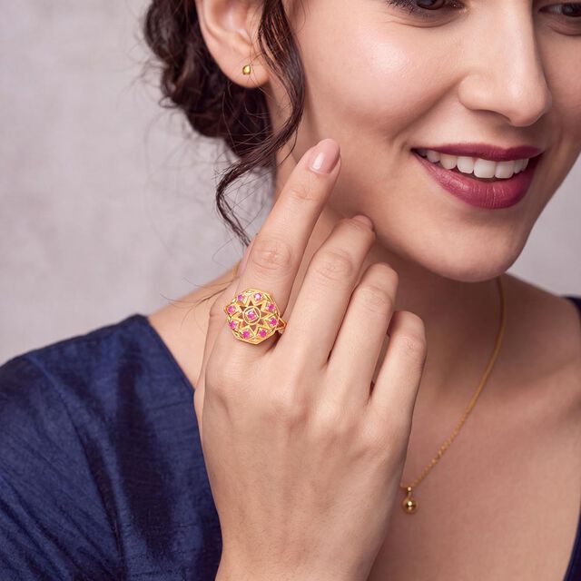 Tanishq 22KT  Finger Ring for Women 2