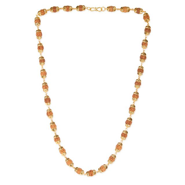 Tanishq 22KT Synthetic Stone Chain for Women 