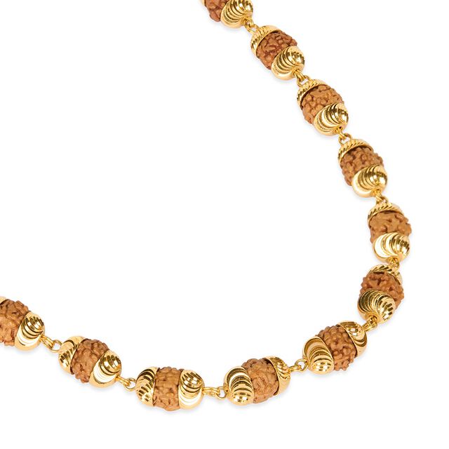 Tanishq 22KT Synthetic Stone Chain for Women 3