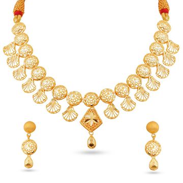 Traditional Temple Gold Necklace