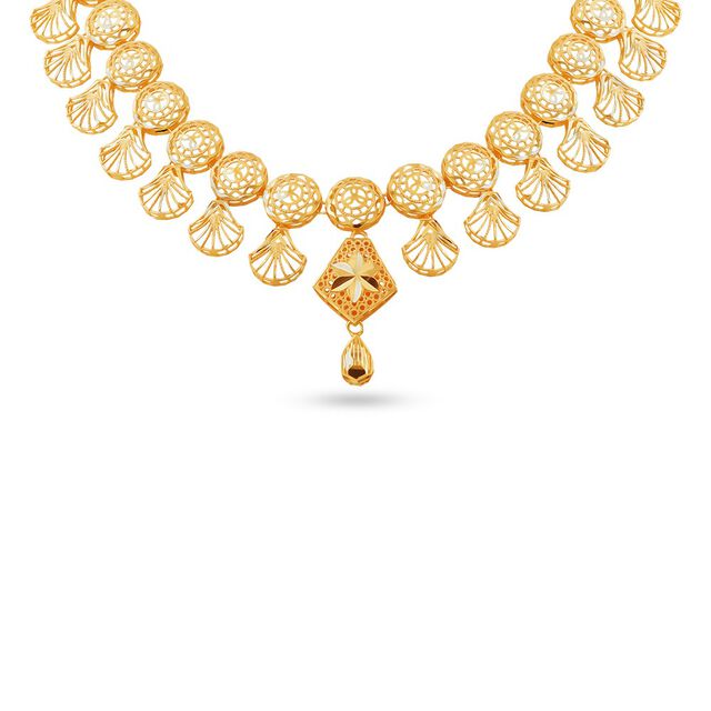 Traditional Temple Gold Necklace 3