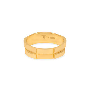 Tanishq 22KT Gold Finger Ring for Men