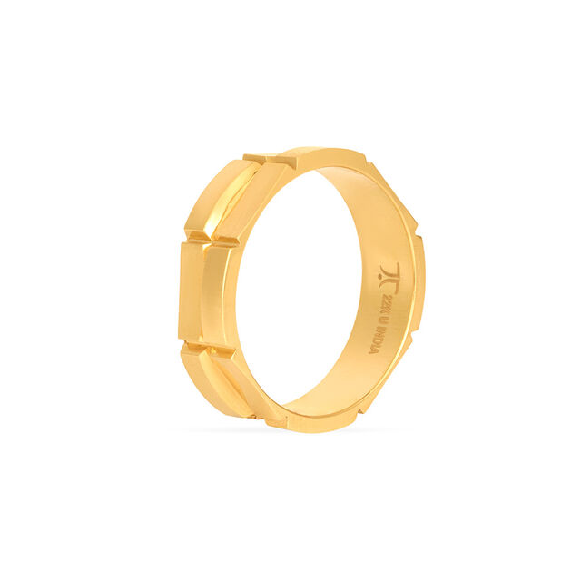 Tanishq 22KT Gold Finger Ring for Men 2