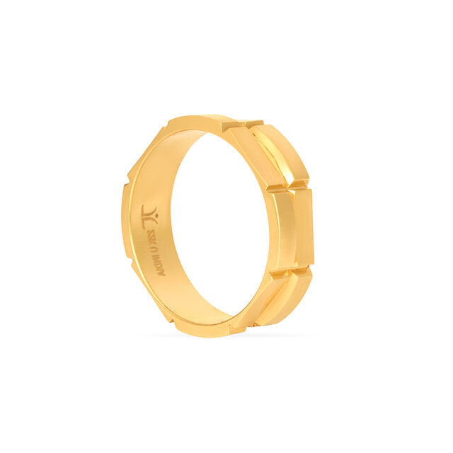 Tanishq 22KT Gold Finger Ring for Men 4