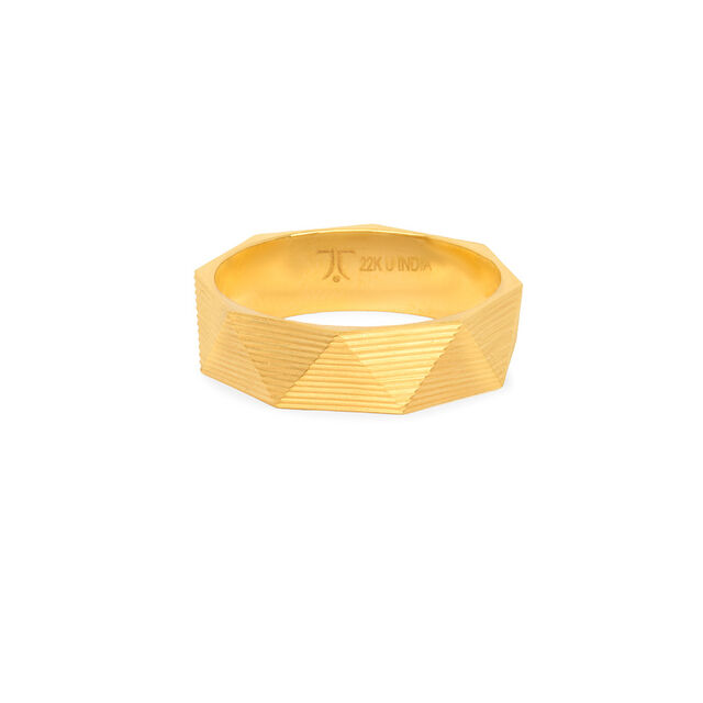 Tanishq 22KT Gold Finger Ring for Men 