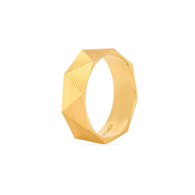 Tanishq 22KT Gold Finger Ring for Men 2