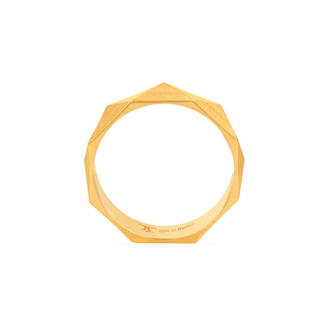 Tanishq 22KT Gold Finger Ring for Men 3