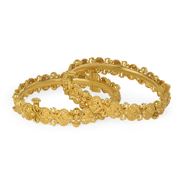 Tanishq 22KT Gold Bangle for Women 2