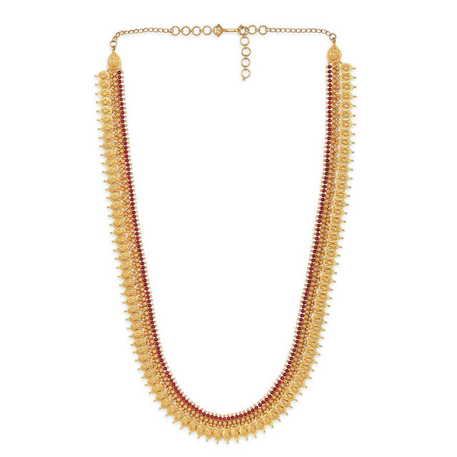 Tanishq 22KT Synthetic Stones Necklace for Women 