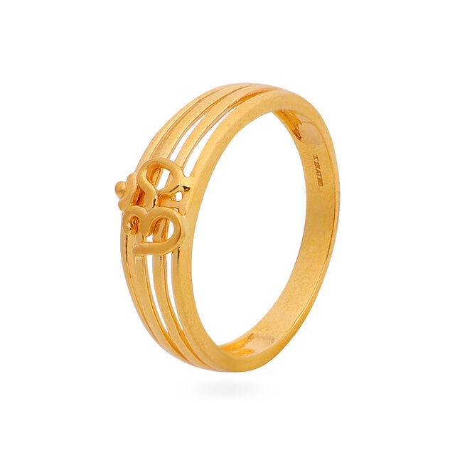 Tanishq 22 KT Gold Finger Ring for Women