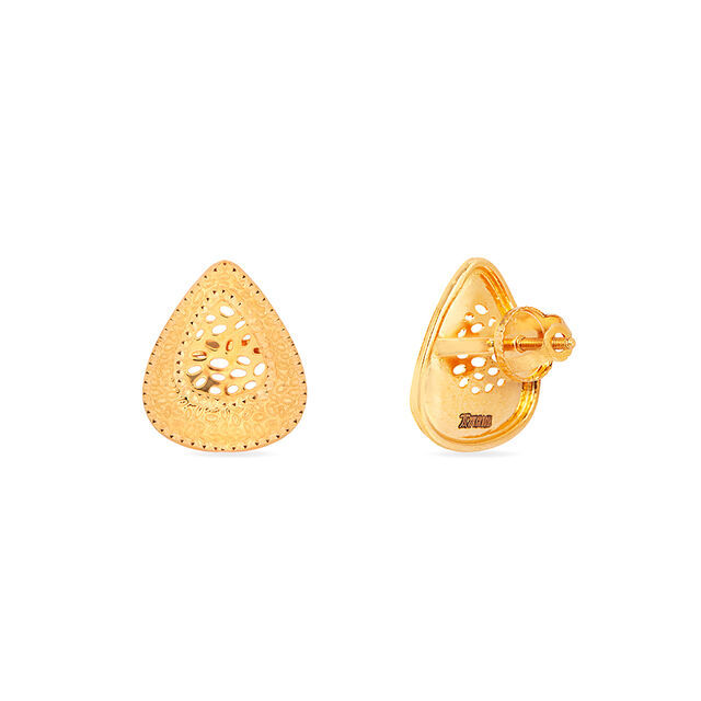Enchanting Gold Pendant and Earrings Set 5