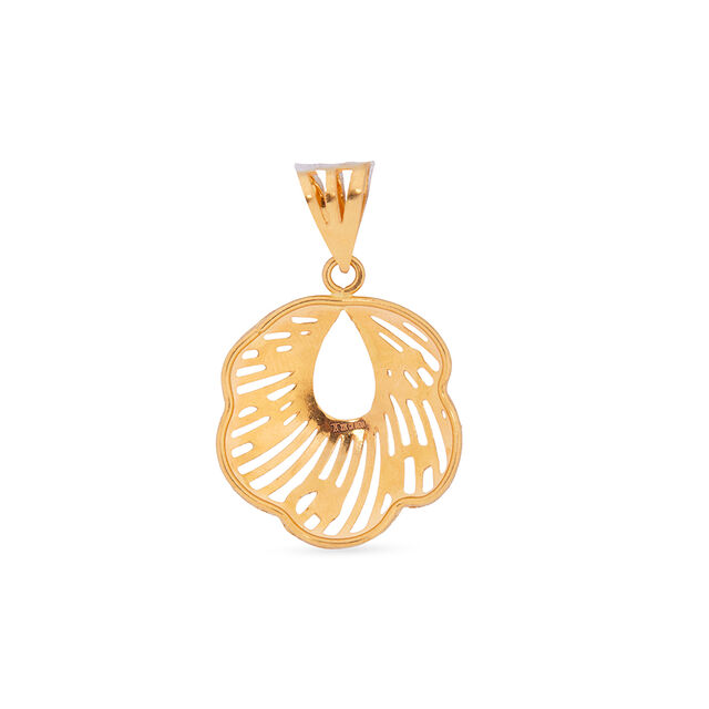 Magnificent Gold Pendant and Earrings Set 3