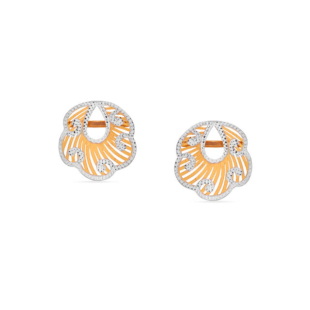 Magnificent Gold Pendant and Earrings Set 4