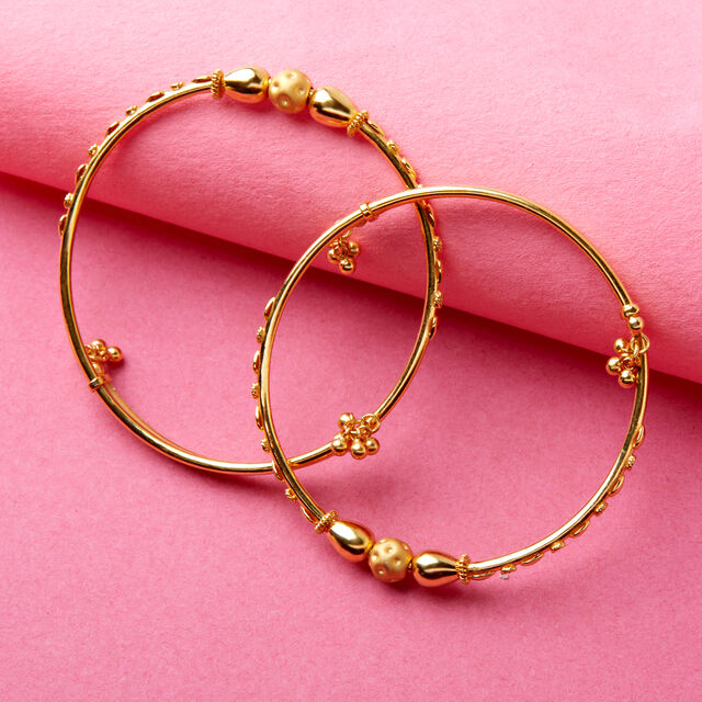 Tanishq 22 Karat Gold Bangle for Women 