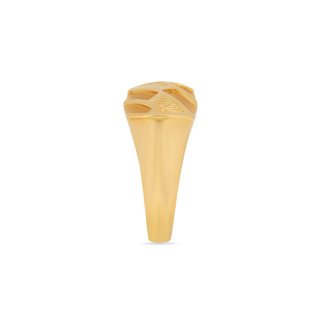 Lustrous 22 Karat Yellow Gold Finger Ring 5