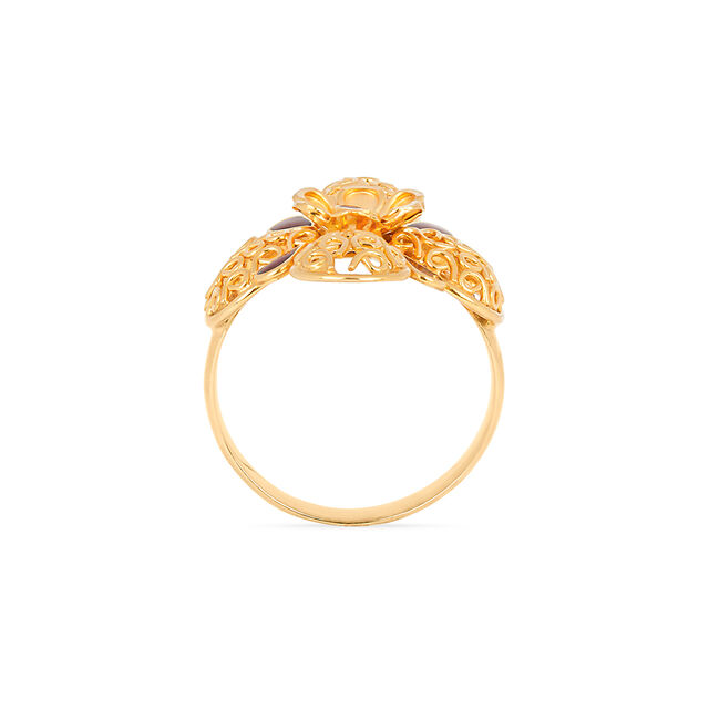 Tanishq 22KT Gold Finger Ring for Women 4