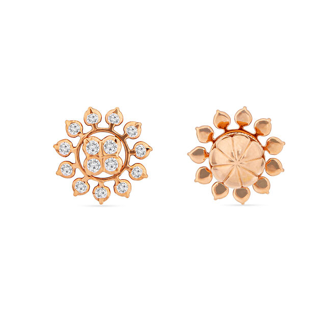 Tanishq 22KT Diamond Earrings for Women 4