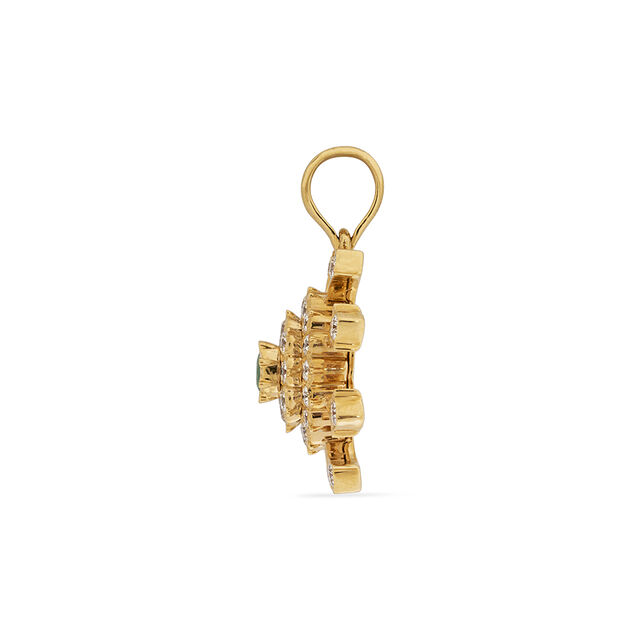 Tanishq 22KT Diamond Pendant for Women 4