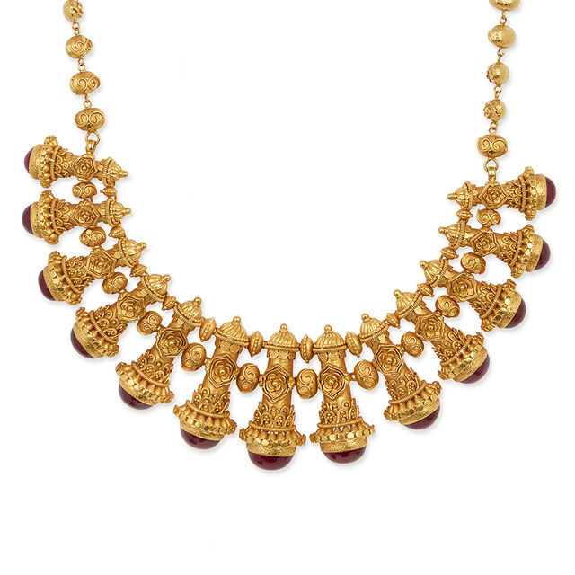 Grand Gold Necklace Set Perfect for Any Bride,,hi-res 2