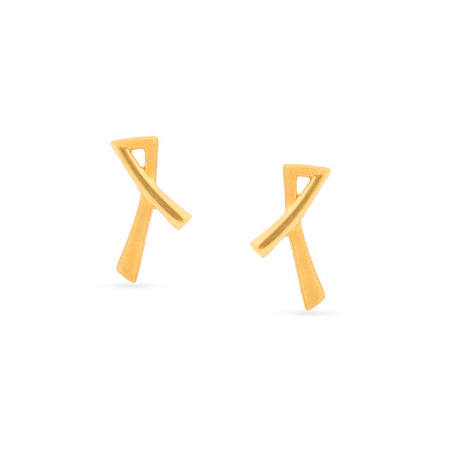 Tanishq 22KT Gold Earrings for Women 