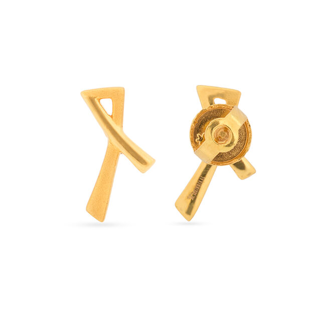 Tanishq 22KT Gold Earrings for Women 4