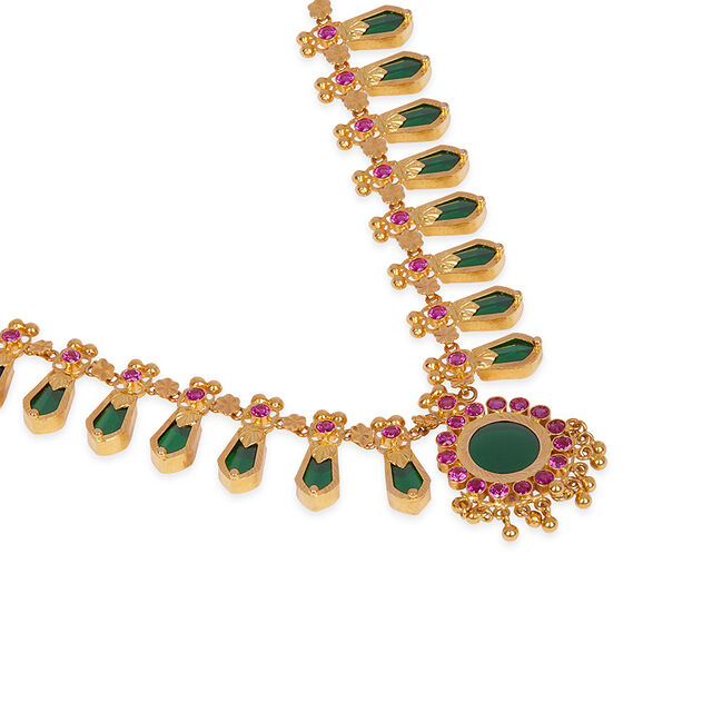 Tanishq 22KT  Necklace Set for Women 2