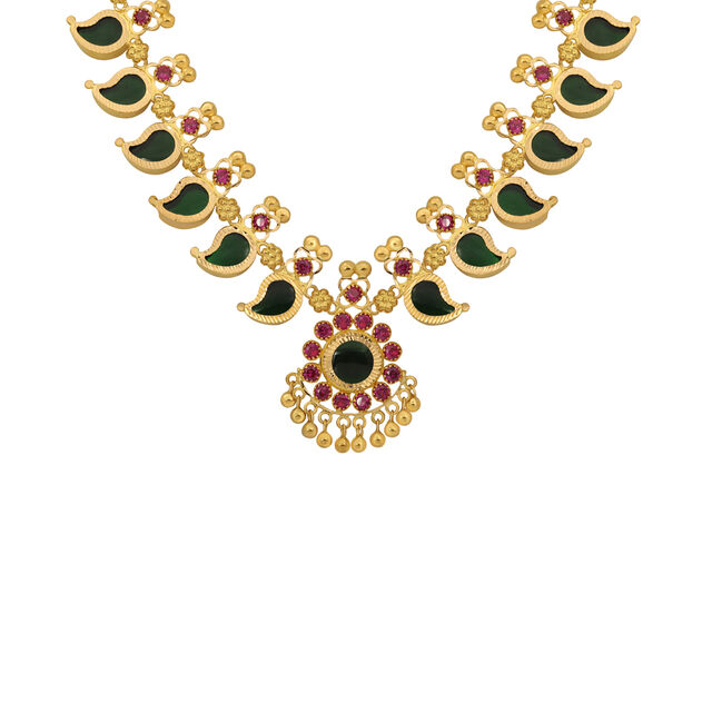 Modern Maharani Gold Necklace